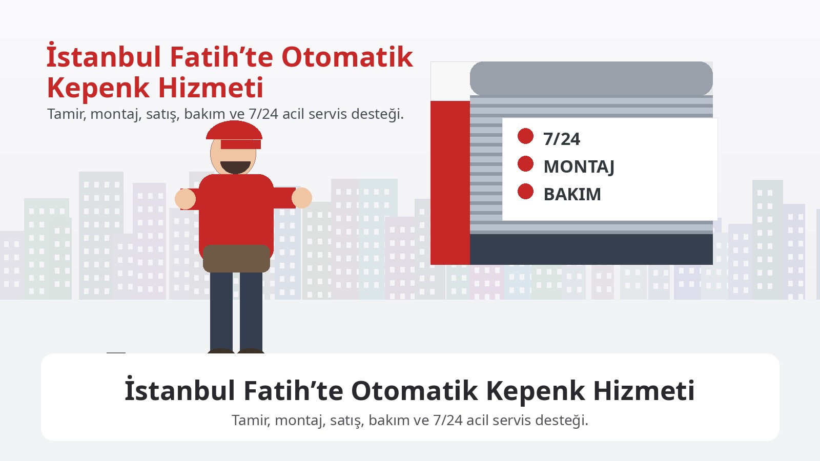 İstanbul Fatih otomatik kepenk hizmeti görseli