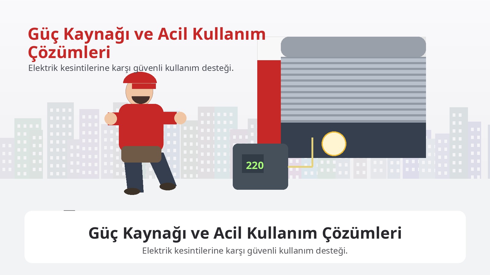 Güç Kaynağı ve Acil Kullanım Çözümleri hizmet görseli